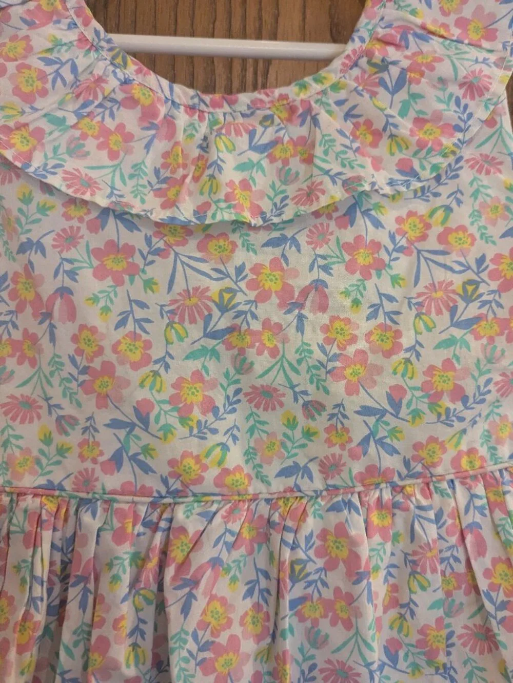 Tommy Bahama Girls Ruffled Floral Sleeveless Cotton‎ Sundress-4T